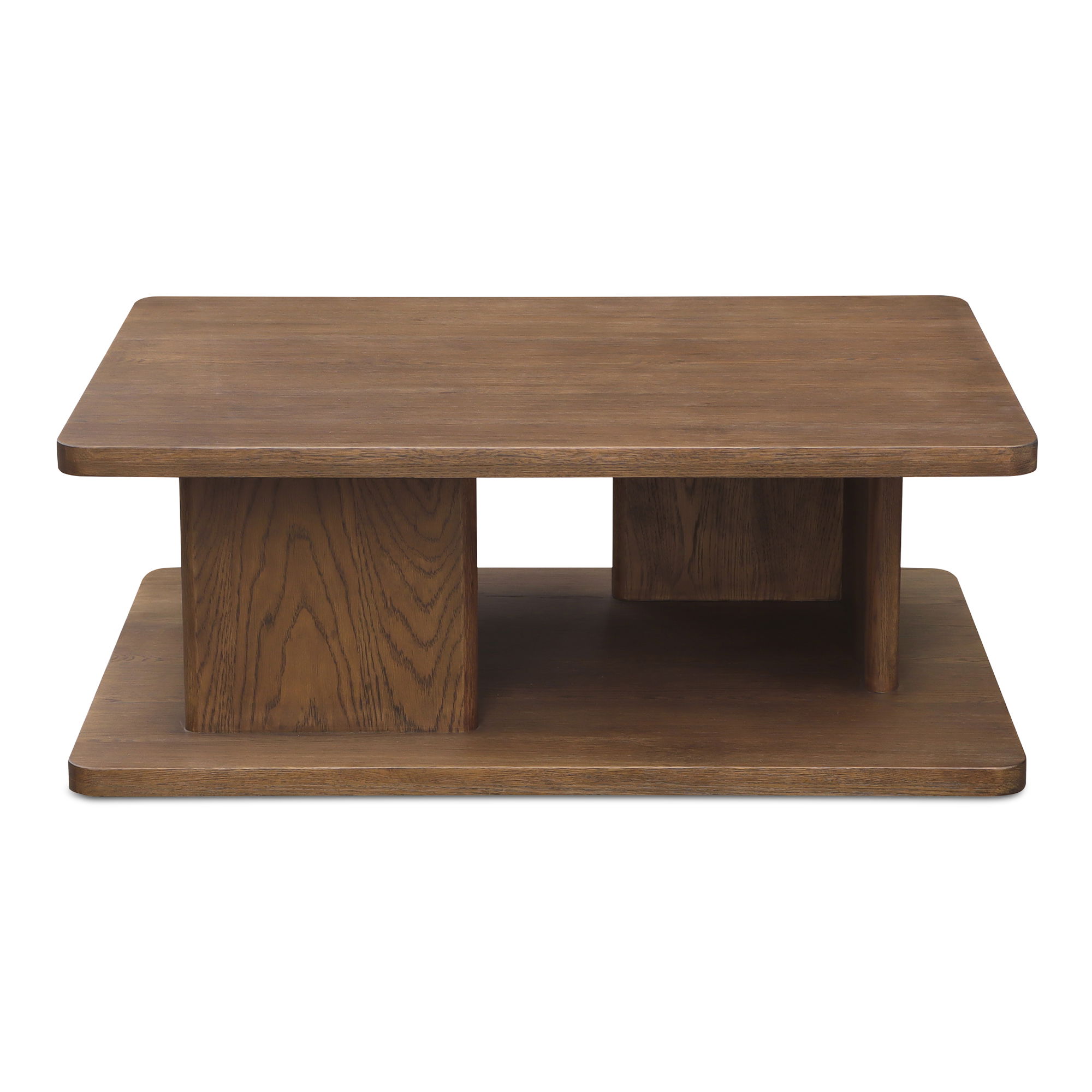 Casey Small Coffee Table Dark Brown, by Moe's Home, 40" width x 16" height x 30" depth View 1