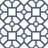 Hedgerow Trellis Navy Peel & Stick Wallpaper, by York Wall, 20' length x 1'8.5" width x 0.02" depth thumbnail 1