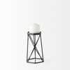 Sixx I Small Antiqued Metal Hexagonal Table Candle Holder thumbnail 3