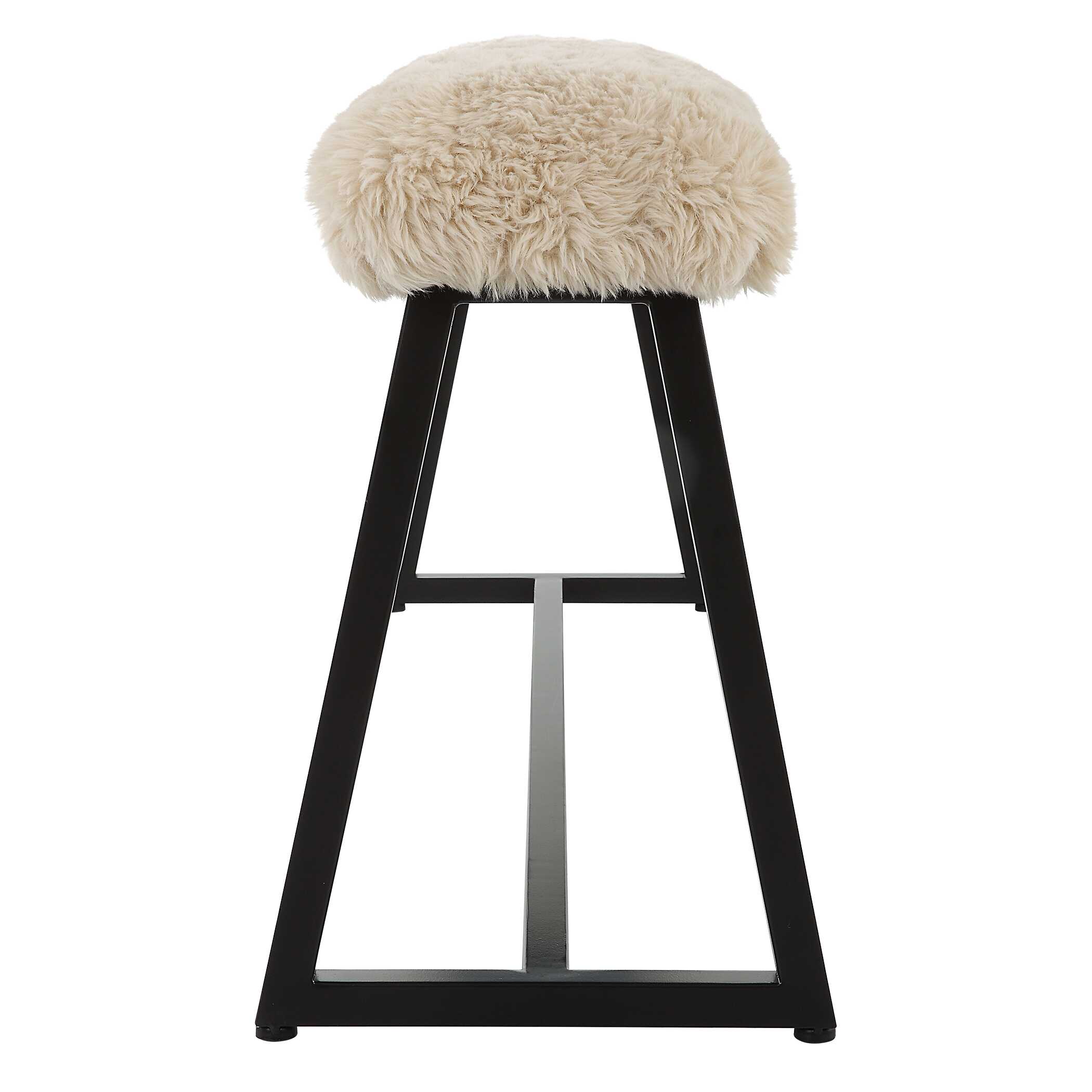 Taupo Sheepskin Bench large image 
