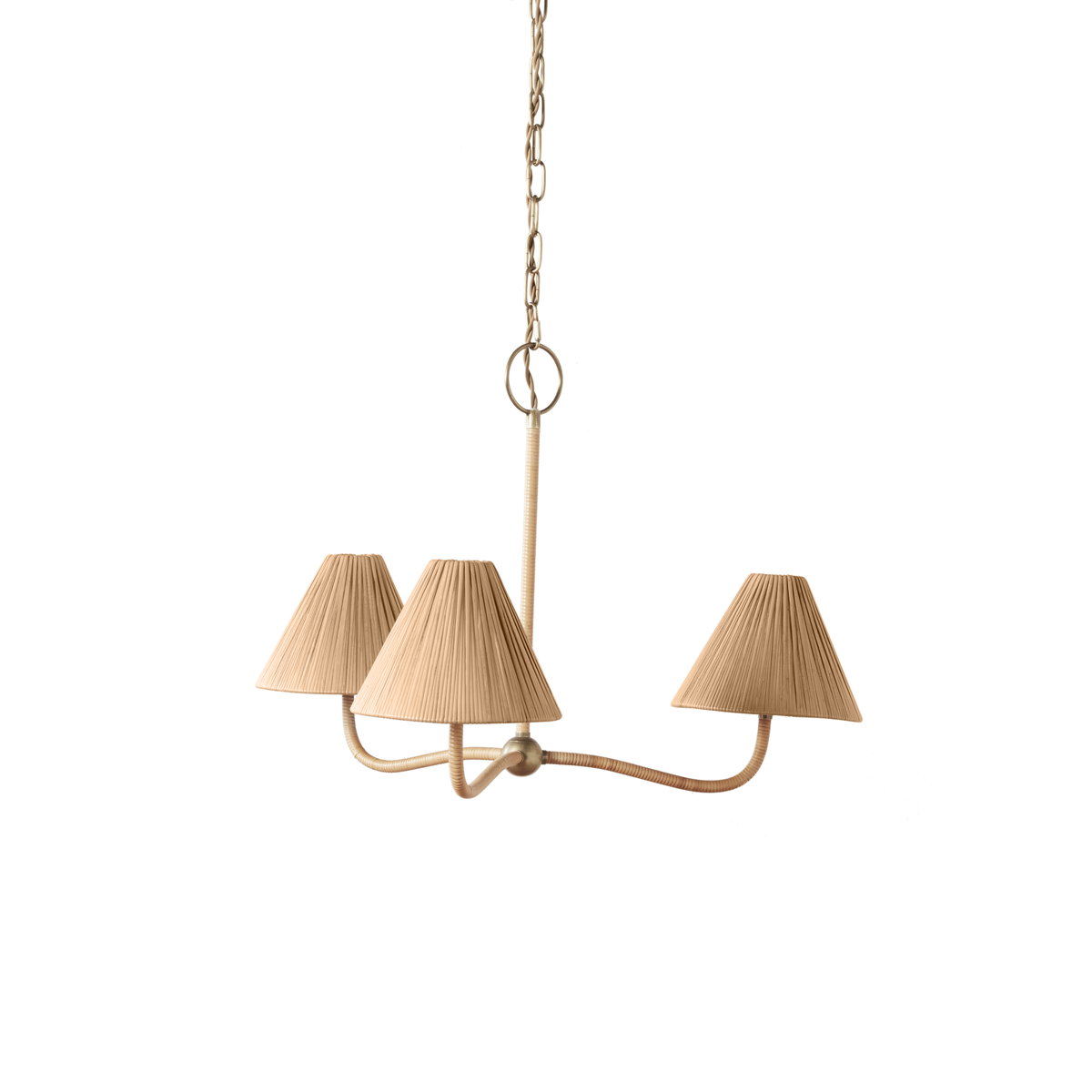 Delphine Chandelier, by Woven, 18.5" height x 30" diameter View 1