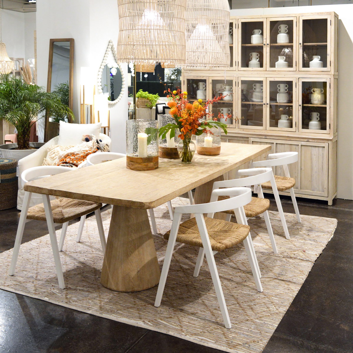 Zaya Dining Table, by Dovetail, 108" width x 30" height x 42" depth View 5