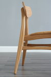 Cassia Dining Chair, Caramelized, (Set of 2), by Greenington, 22.5" length x 19.5" width x 31" height thumbnail 8