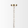 Britton Gold Metal with Clear Glass Globes 6-Light Chandelier thumbnail 6