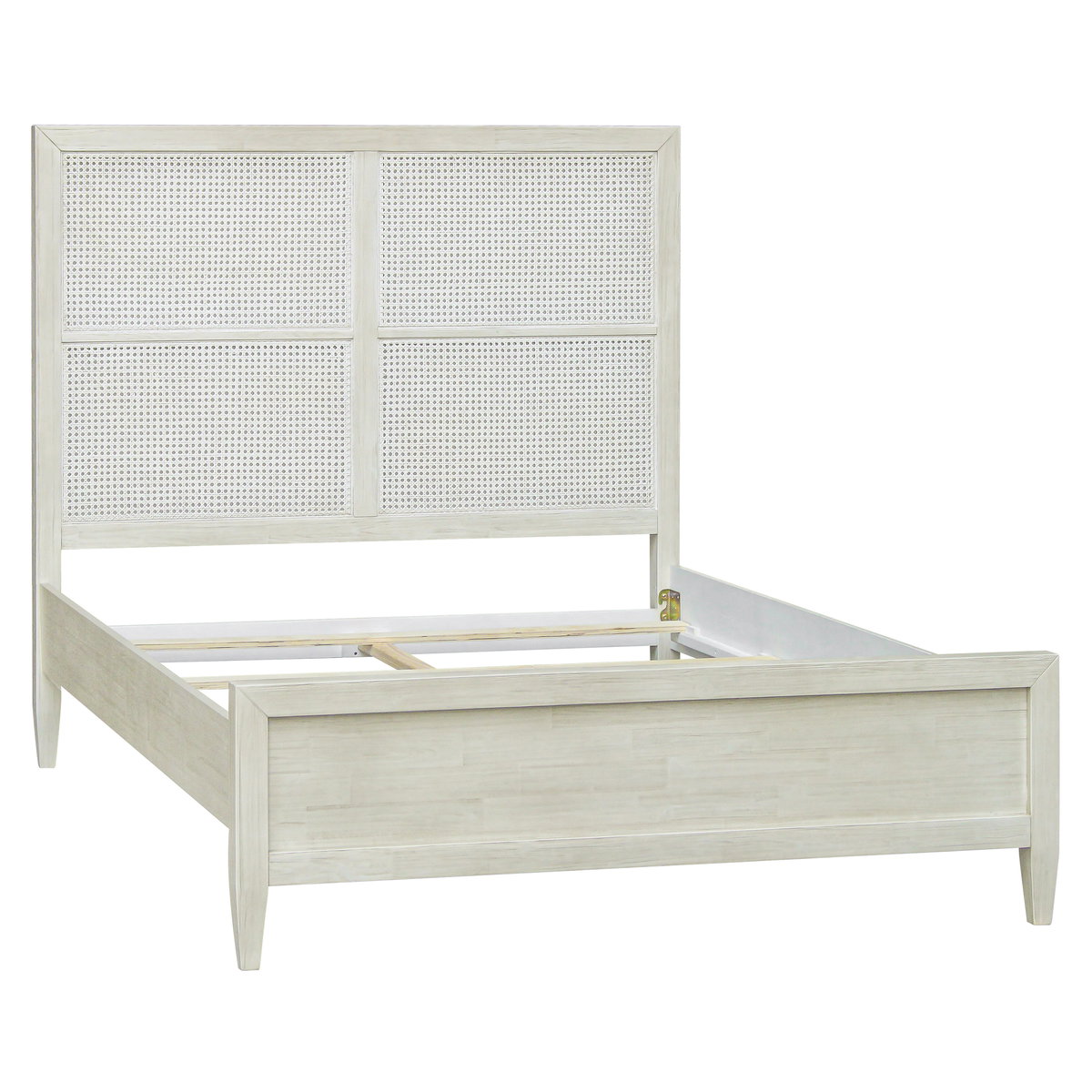 Lugano Bed Queen, by Dovetail, 63" width x 59" height x 86" depth View 1