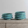 ZigZag Blue Green Bowls Set/2, Decorative Tray by Uttermost, 10" width x 6.5" height x 10" depth thumbnail 3