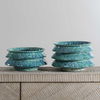 ZigZag Blue Green Bowls Set/2, Decorative by Uttermost, 10" width x 6.5" height x 10" depth thumbnail 3