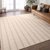 Memento Handmade Indoor/Outdoor Striped Cream/ Beige thumbnail 3