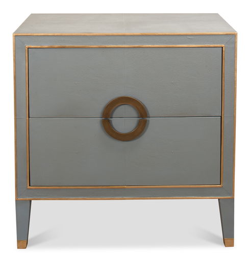 Gabriella Night Stand  Storm Grey