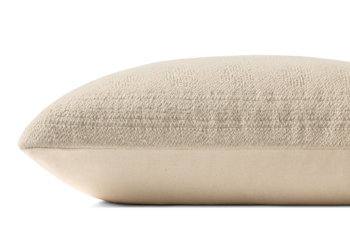 Loloi Natural Pillow, Decorative Pillow, 13" length x 21" width View 2