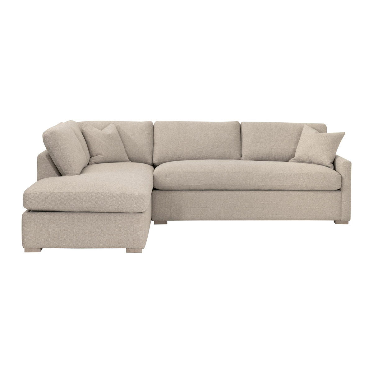Clara 112'  Slim Arm Sleeper Queen LF Sectional, Seating by Essentials for Living, 112" width x 37.5" height x 81" depth View 1