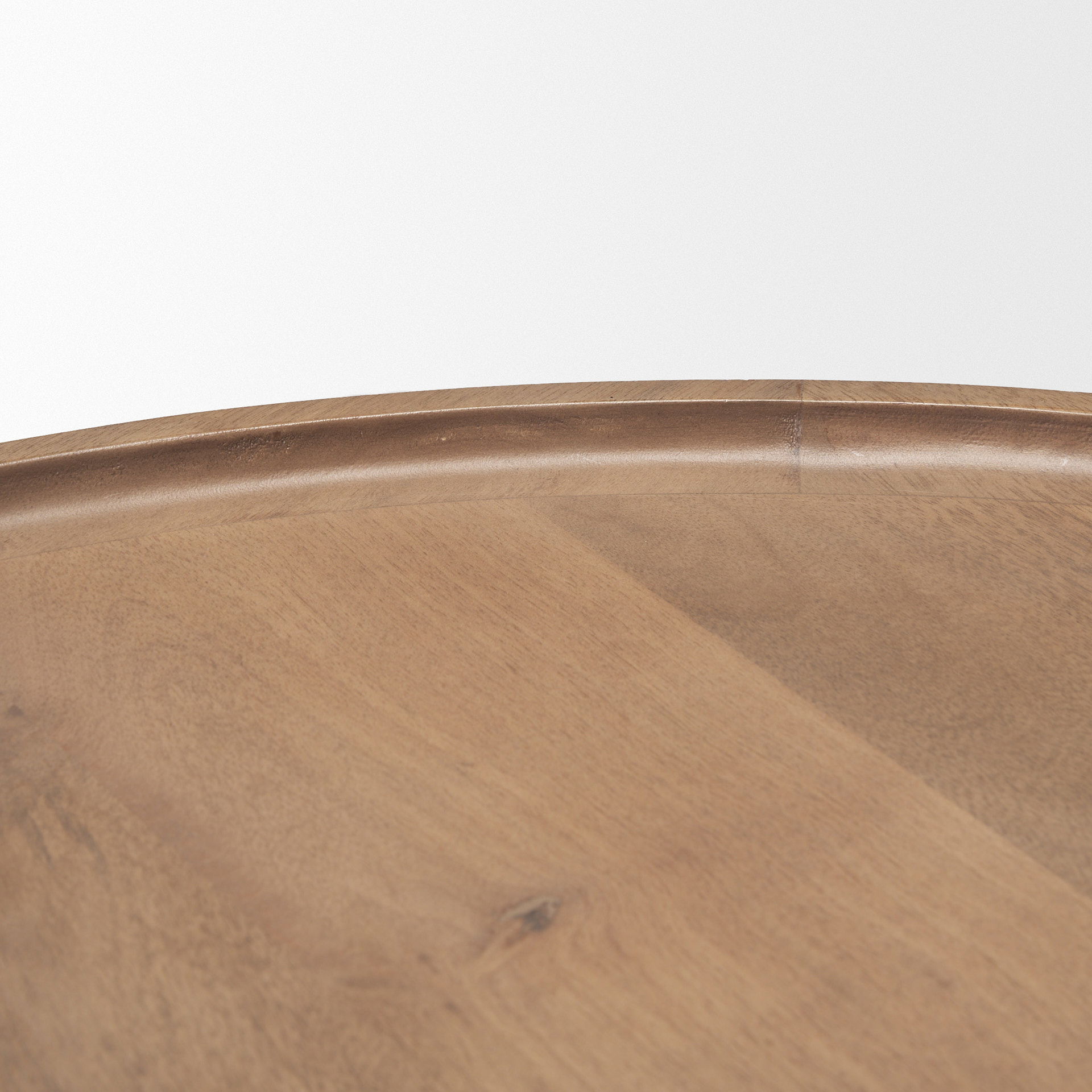 Cleaver (Set of 2) 40' & 31' Round Brown Solid Wood Nesting Coffee Tables large image 
