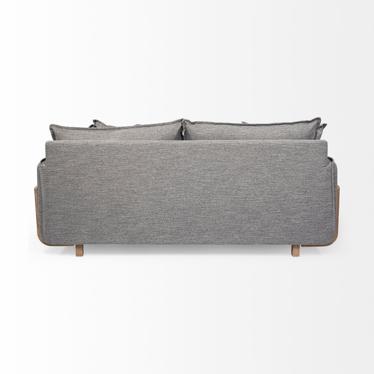 Roy I 84' Castlerock Gray Upholstered Three Seater Sofa, Sofas & Sectional by Mercana, 83.86" length x 40.94" width x 32.87" height View 6