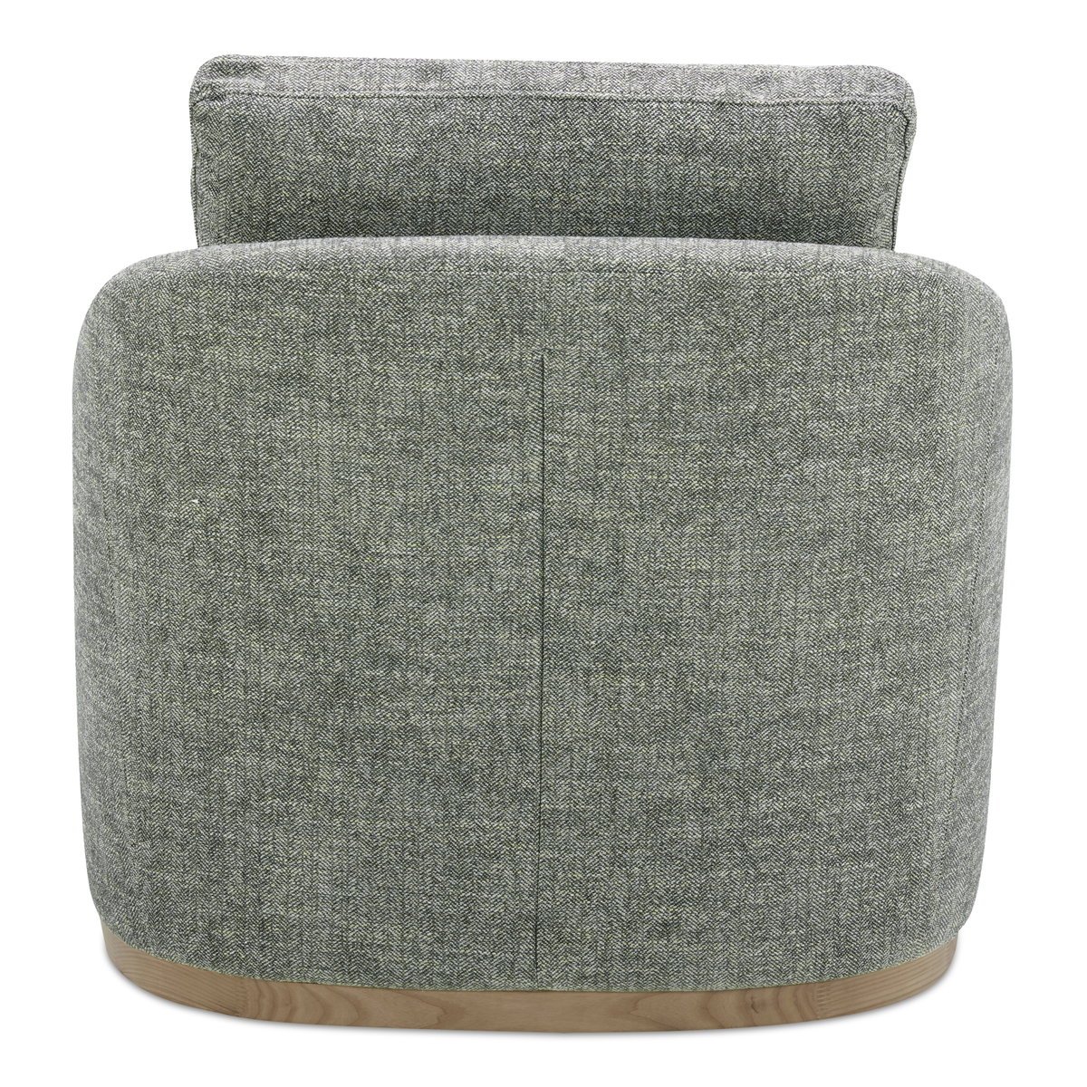 Linden Swivel Chair Slated Moss, Accent Chair by Moe's Home, 33" width x 28.35" height x 34" depth View 4