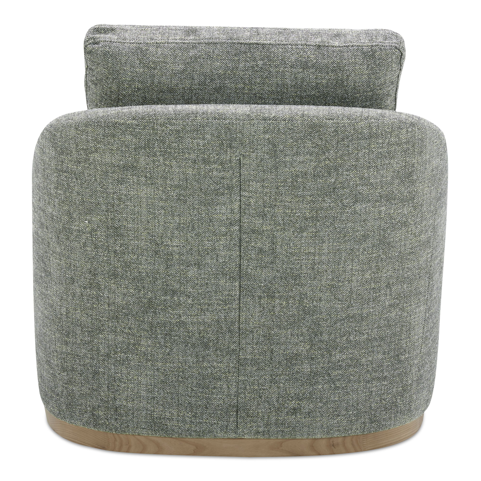 Linden Swivel Chair Slated Moss large image 