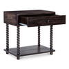 Tabitha Nightstand Dark Brown, by Moe's Home, 26" width x 26" height x 18" depth thumbnail 2