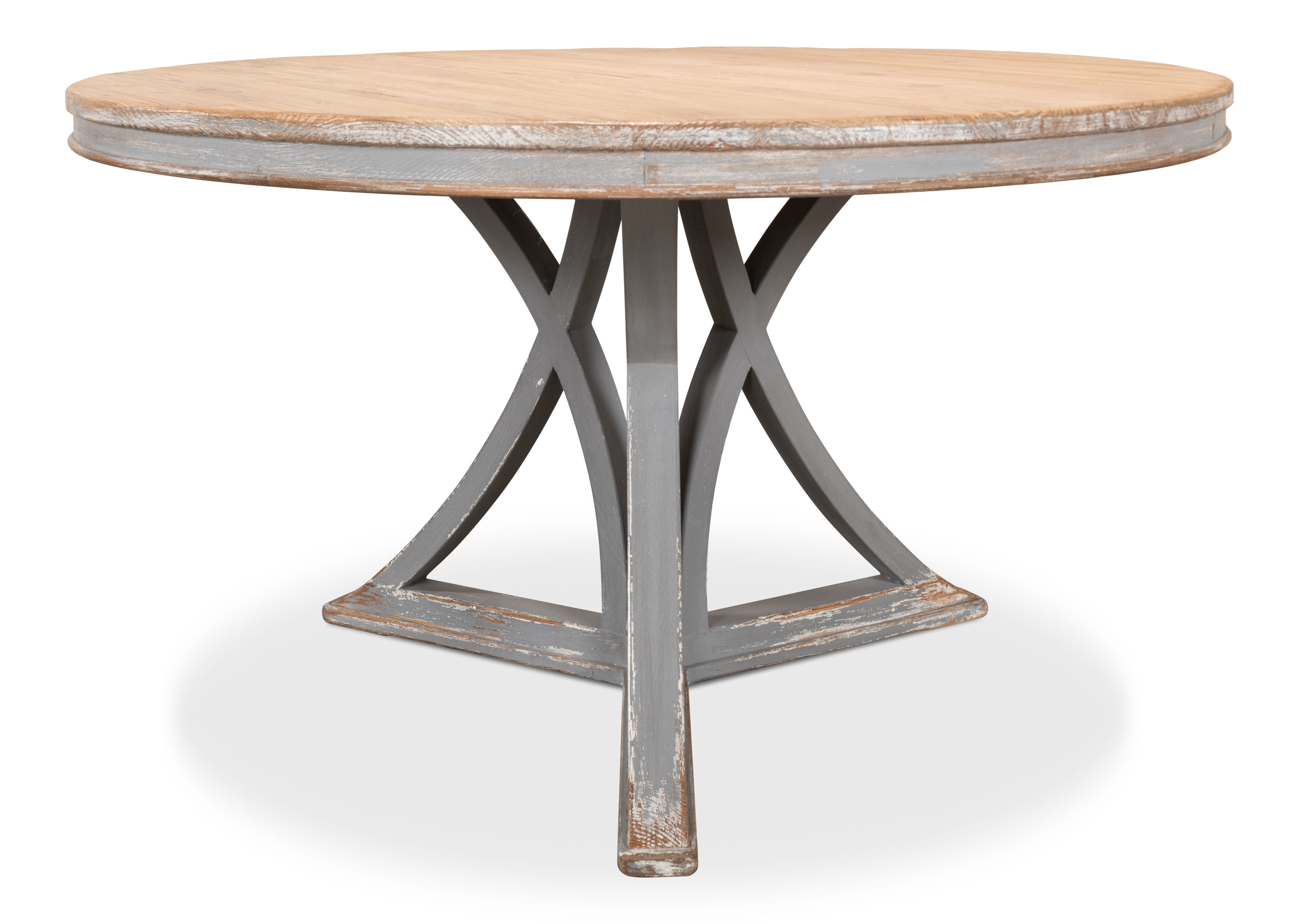 Flying Buttress Dining Table, Grey large image 