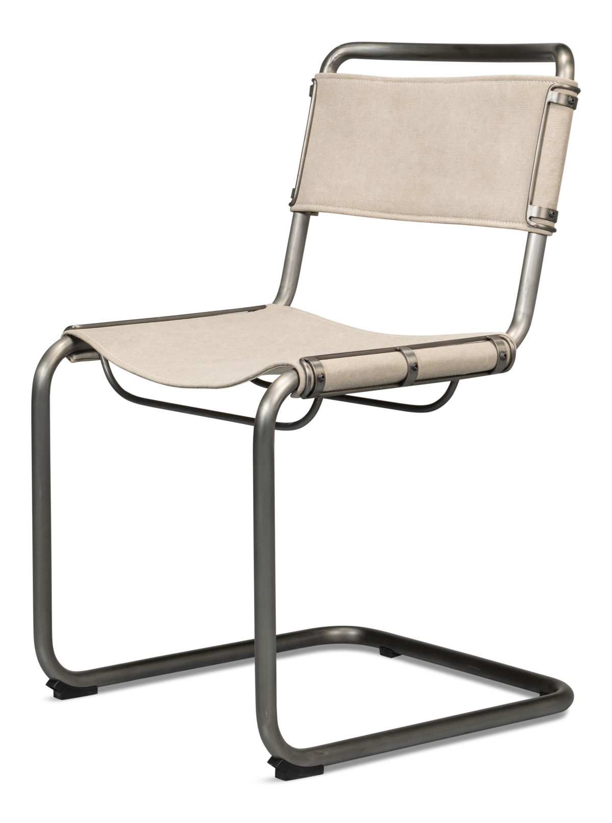 Patton Canvas Field Chair, by Sarreid, 2' length x 1'8" width x 2'10" height View 8