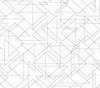 Triangulation Black & White Peel & Stick Wallpaper thumbnail 1
