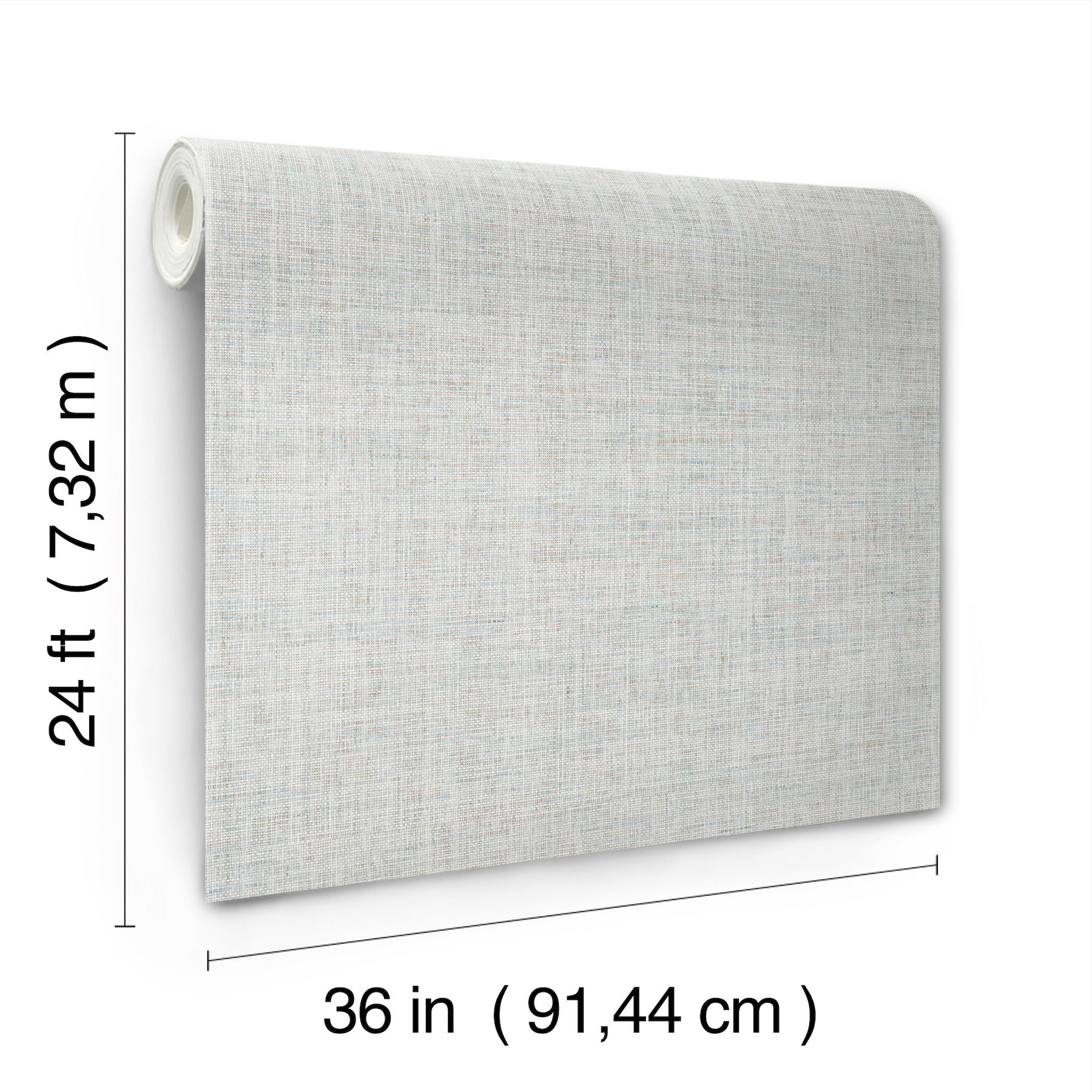 Kami Paperweave Sky Blue Wallpaper large image 