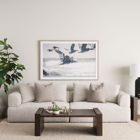 Strafford Small 10L x 9W Silver Resin Octopus