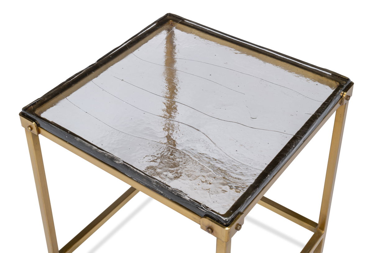 Christian Side Table, by Sarreid, 1" length x 1" width x 1'10" height View 11