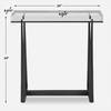 Midas Bronze Accent Table, Side & End Table by Uttermost, 24" width x 24" height x 8.67" depth thumbnail 3