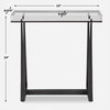 Midas Bronze Accent Table, Side & End Table by Uttermost, 24" width x 24" height x 8.67" depth thumbnail 3