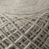 Allium Oatmeal Handwoven Wool Cylindrical Pouf thumbnail 5