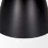 Mitchell 40.0L x 40.0W x 16.0H Black Metal Pedestal Base with Brown Wood Top Coffee Table thumbnail 7
