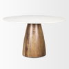 Allyson Round Marble Dinning Table - 48 thumbnail 2