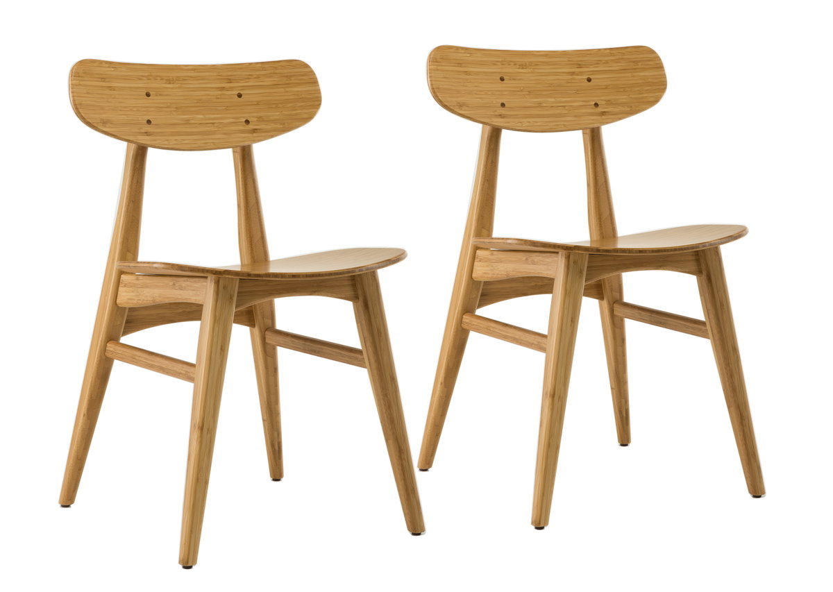 Cassia Dining Chair, Caramelized, (Set of 2), by Greenington, 22.5" length x 19.5" width x 31" height View 1