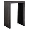 In The Groove Aluminum Accent Table, Side & End Table by Uttermost, 16" width x 23" height x 10" depth thumbnail 5