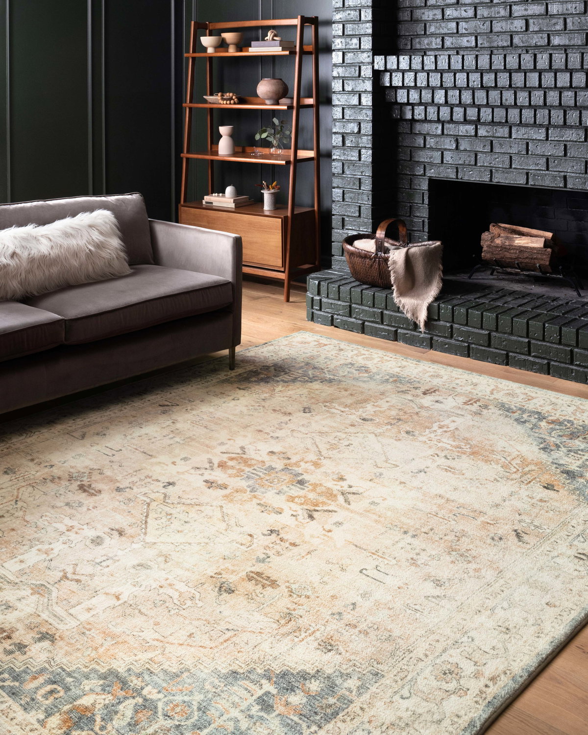 Loloi Rosette Rug, 1'6" length x 1'6" width View 2