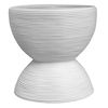 Bongo White Rattan Side Table, Furniture by Uttermost, 21.75" width x 22" height x 21.75" depth thumbnail 5