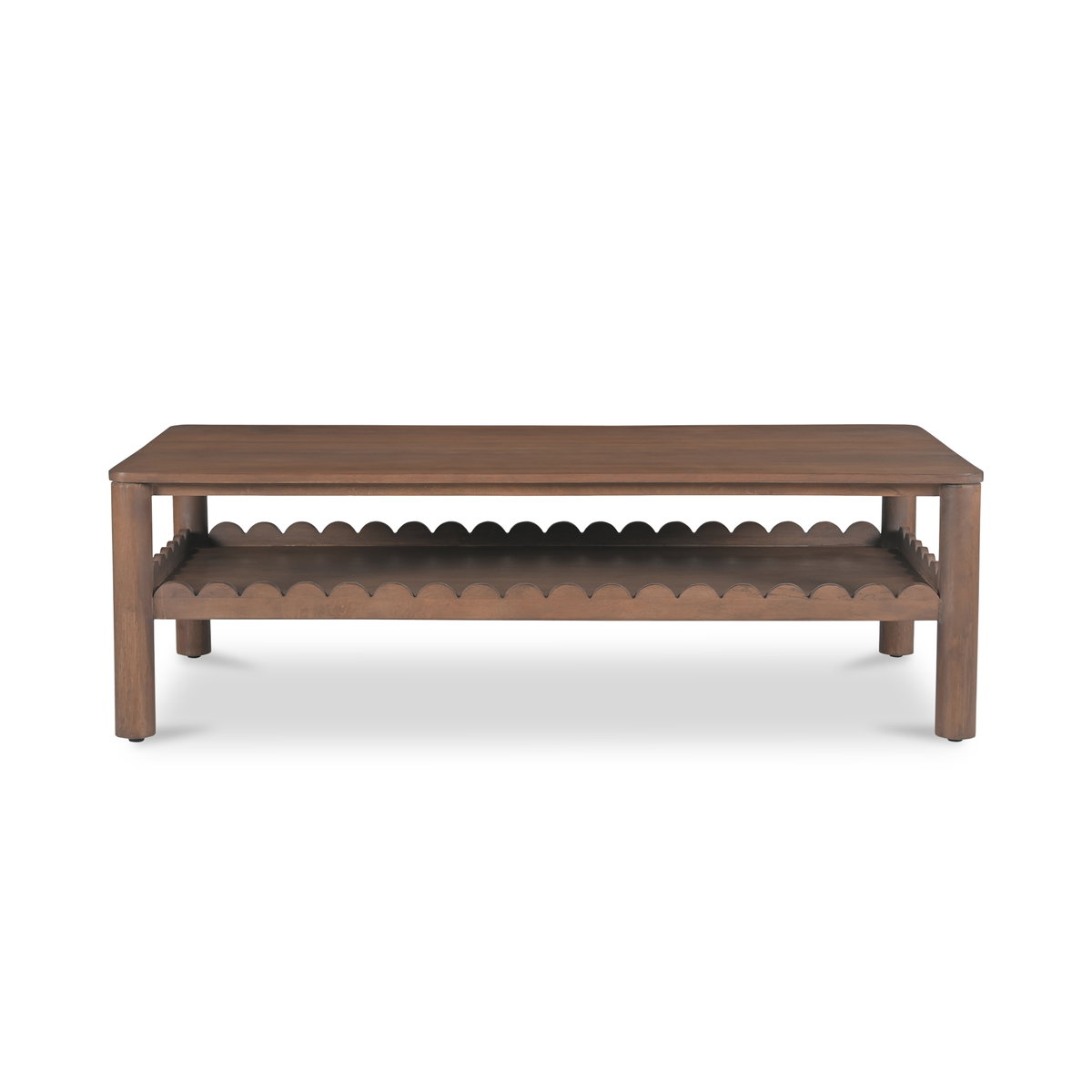 Wiley Coffee Table Vintage Brown, by Moe's Home, 52" width x 16" height x 25.5" depth View 1