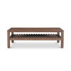 Wiley Coffee Table Vintage Brown, by Moe's Home, 52" width x 16" height x 25.5" depth thumbnail 1