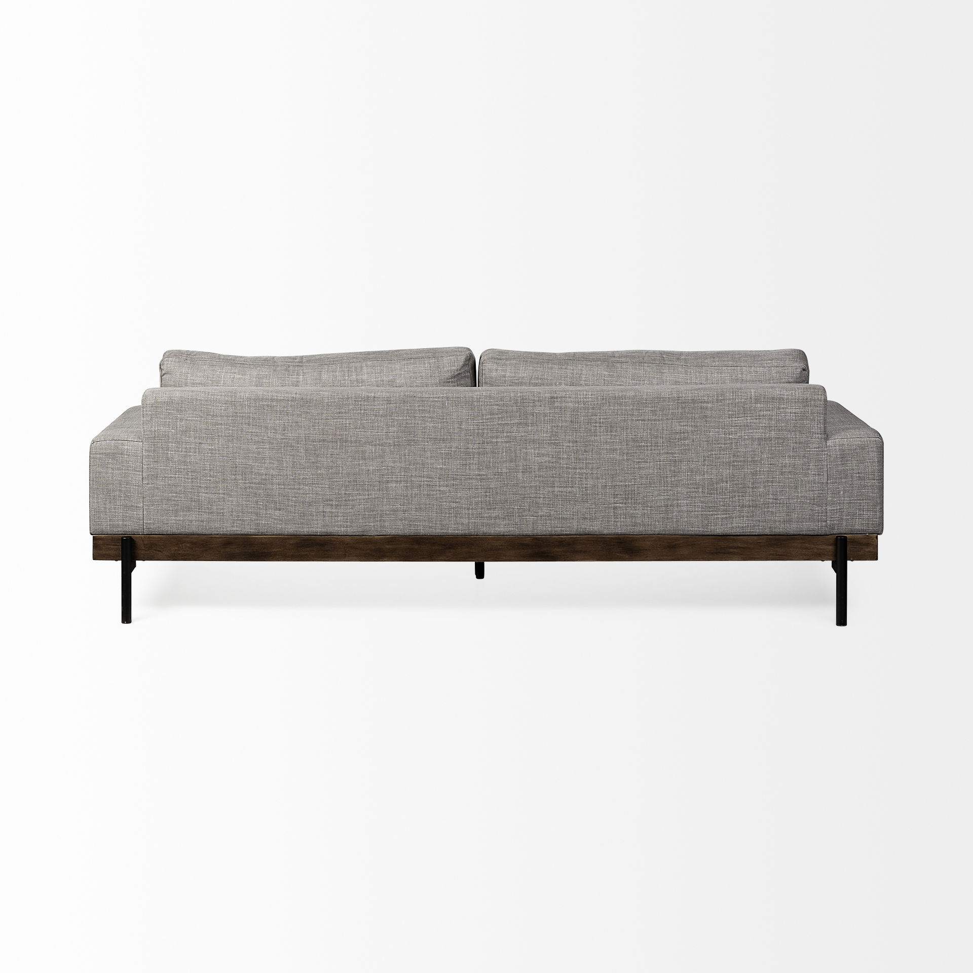 Colburne II 95' Gray Upholstered Three Seater Sofa, Sofas & Sectional by Mercana, 95.28" length x 41.34" width x 27.95" height View 6