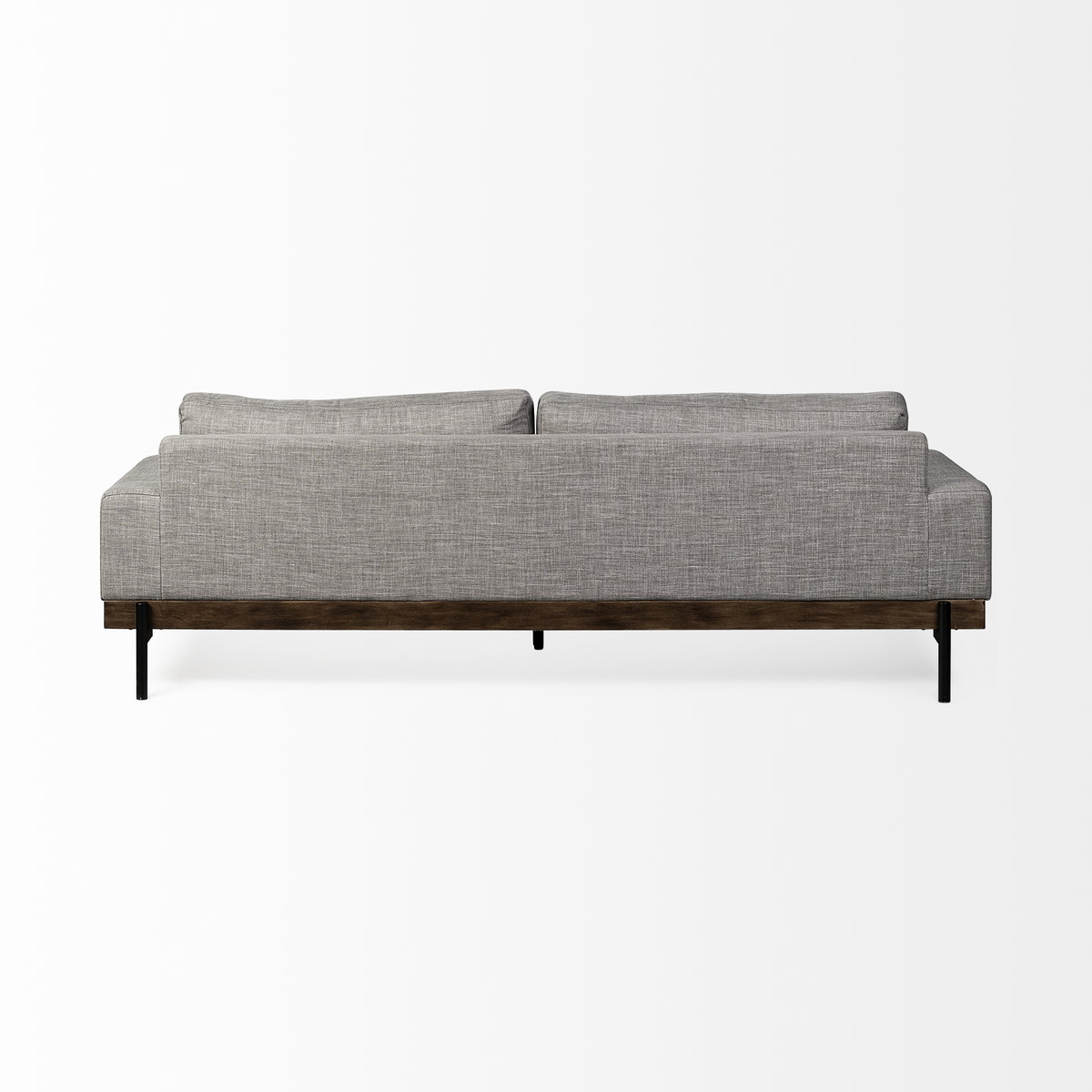 Colburne II 95' Gray Upholstered Three Seater Sofa, Sofas & Sectional by Mercana, 95.28" length x 41.34" width x 27.95" height View 6