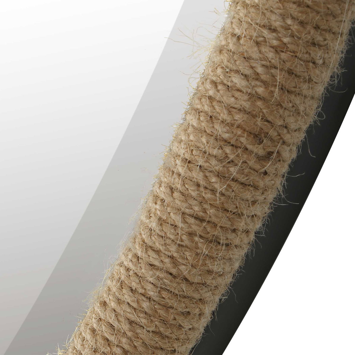 Ranchero Natural Rope Round Mirror, by Uttermost, 42.5" width x 42.5" height x 2.12" depth View 6