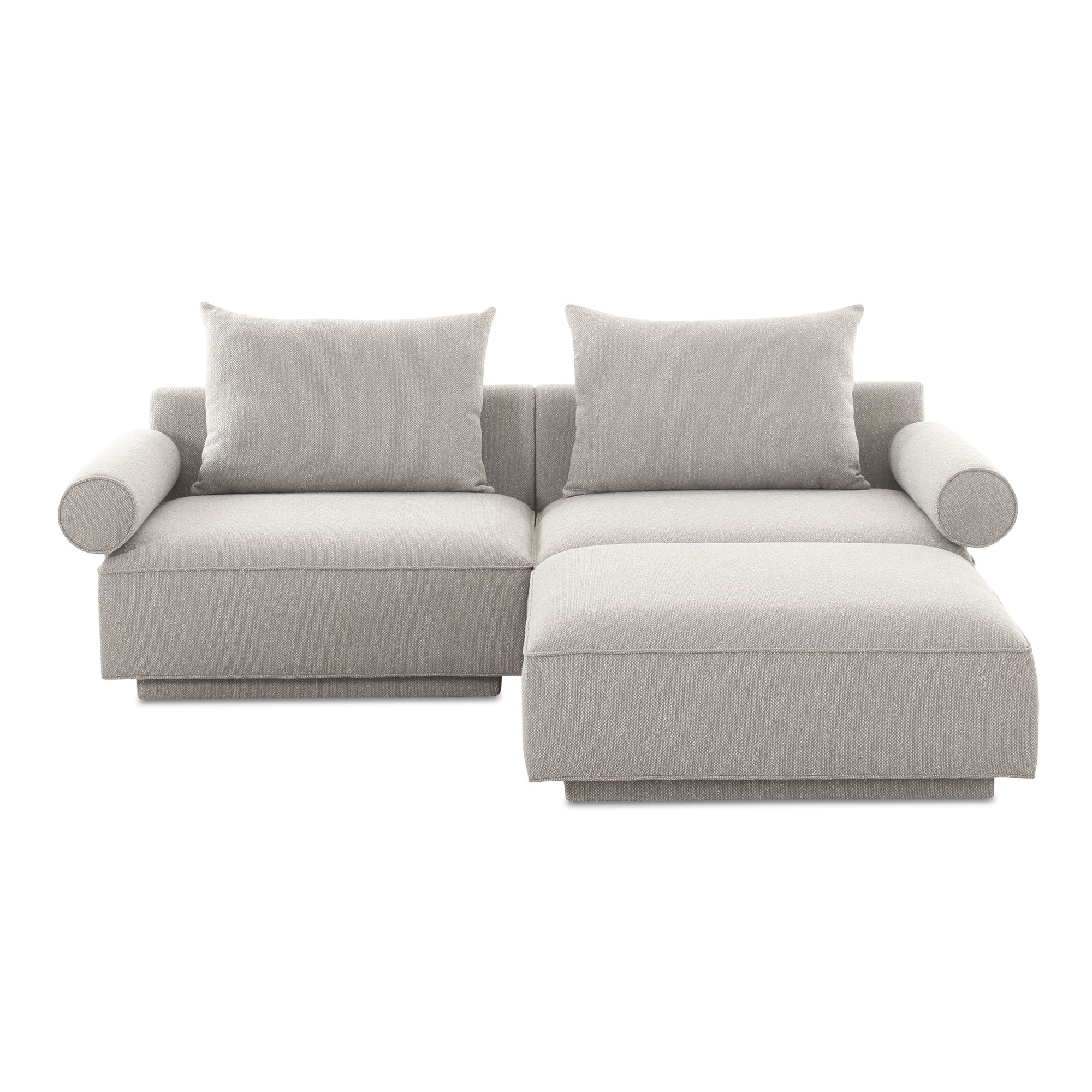 Rosello Nook Modular Sectional Light Grey large image 