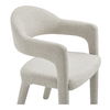 Martens Dining Chair Beige, by Moe's Home, 23.6" width x 31.9" height x 22.6" depth thumbnail 5