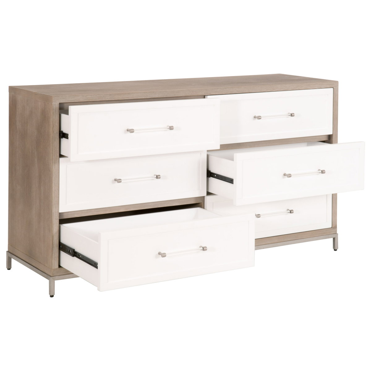 Wrenn 6-Drawer Double Dresser, by Essentials for Living, 63" width x 35" height x 20" depth View 4