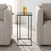 Cavern Stone & Iron Accent Table, Side & End Table by Uttermost, 17.9" width x 24" height x 12" depth thumbnail 4