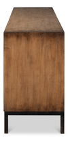 Becket Sideboard, Brown, Cabinets & Sideboard by Sarreid, 74" length x 20" width x 33" height thumbnail 4