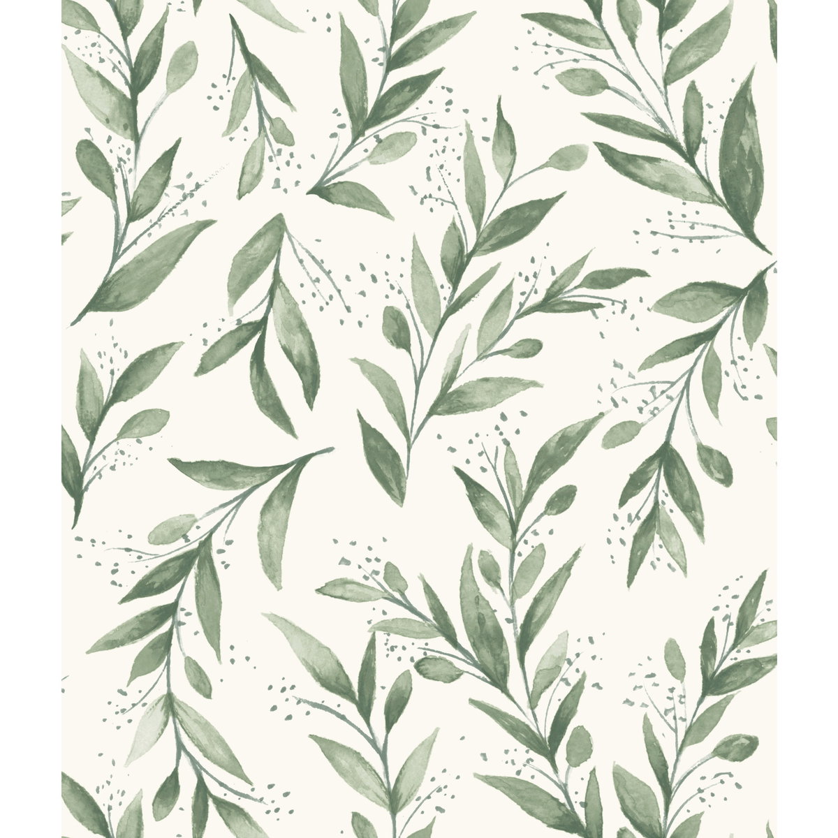 Olive Branch Olive Grove Wallpaper, by York Wall, 33' length x 1'8.5" width x 0.02" depth