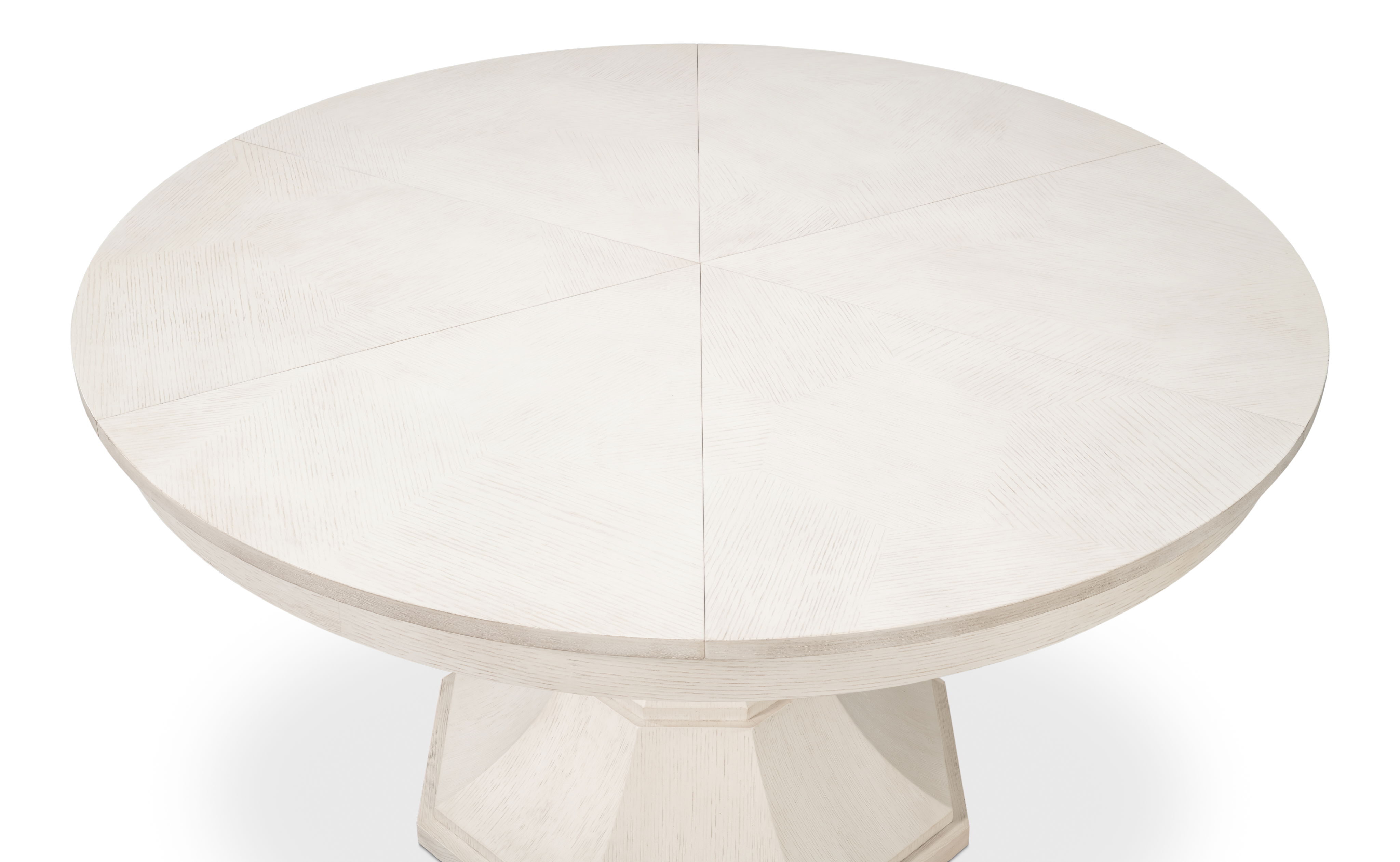 Giselle Jupe Table,Med, Working White, Dining Table by Sarreid, 55" length x 55" width x 30" height View 11