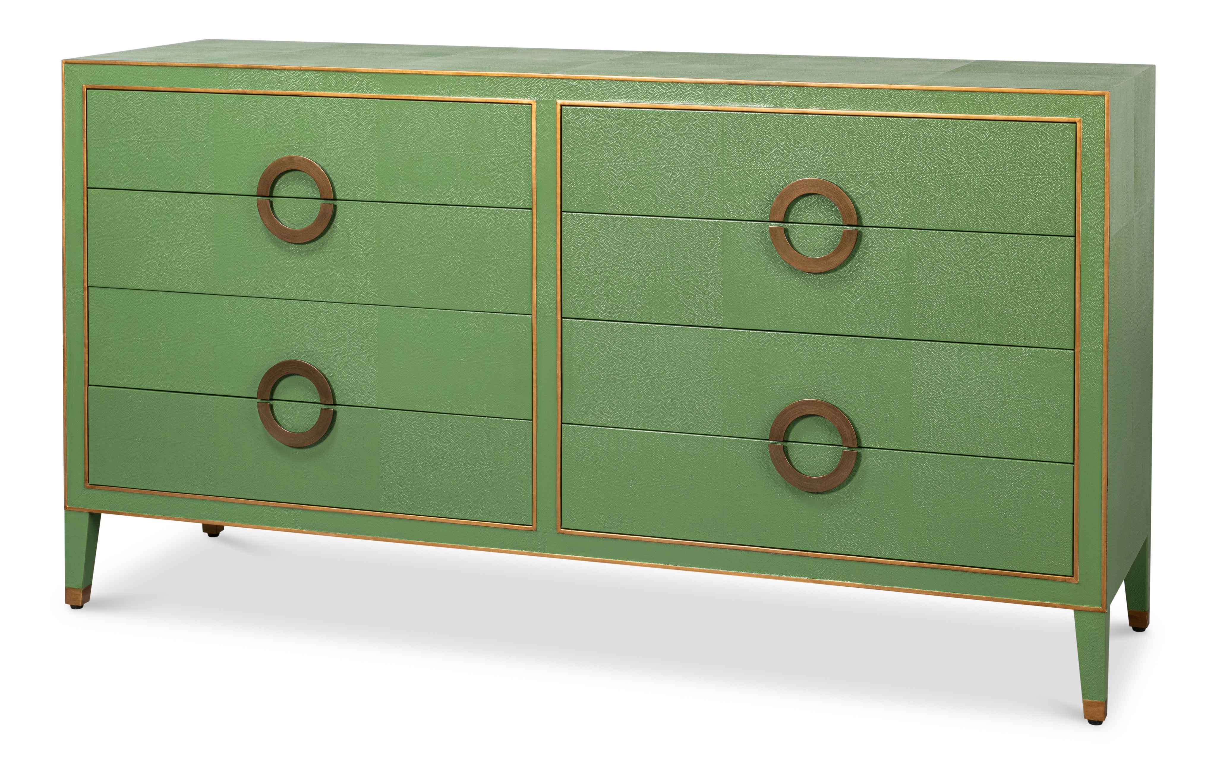 Gabriella Chest Of Drawers, Watercress, Cabinets & Chest by Sarreid, 76" length x 22" width x 40" height View 1