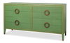 Gabriella Chest Of Drawers, Watercress, Cabinets & Chest by Sarreid, 76" length x 22" width x 40" height thumbnail 1