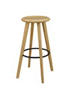 Mimosa Bar Height Stool, Caramelized, (Set of 2), Counter & Bar Stool by Greenington, 21" length x 21" width x 30" height thumbnail 4